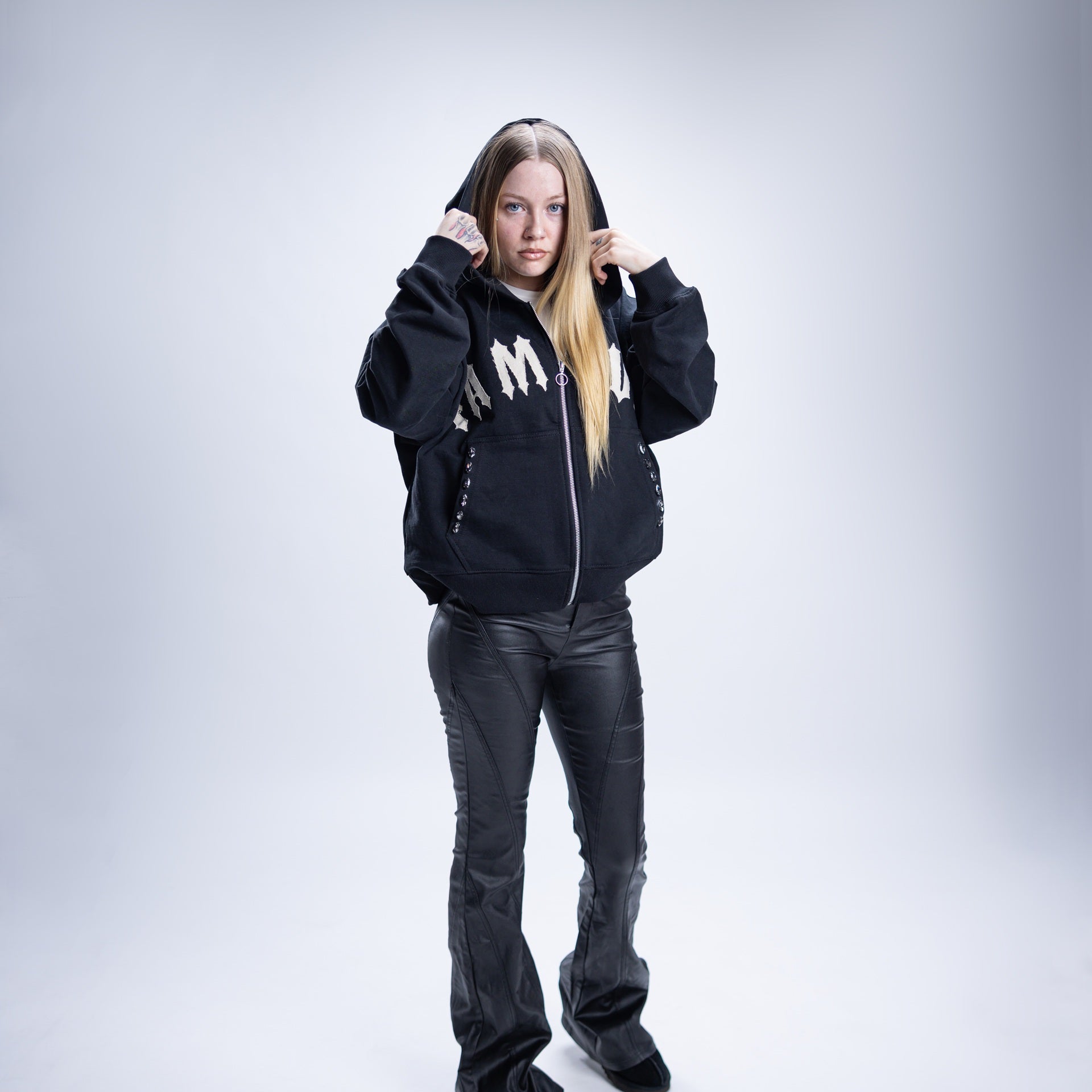 FAMOUS Cropped Hoodies