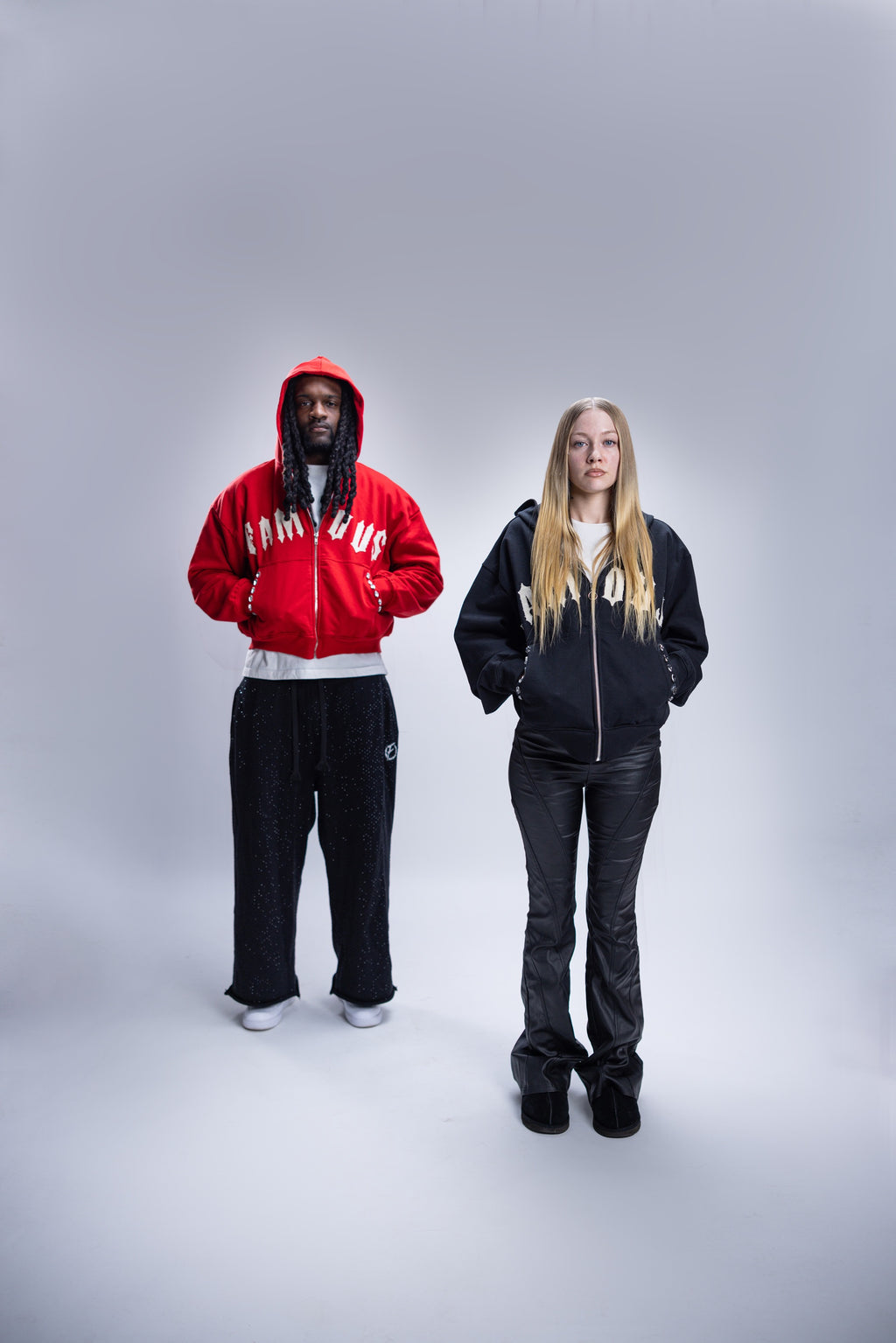 FAMOUS Cropped Hoodies